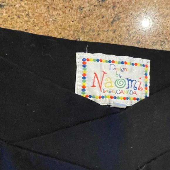 Designs By Naomi Black Beaded, Sequin Wide Leg, High Rise Pants Size Medium - Picture 6 of 14